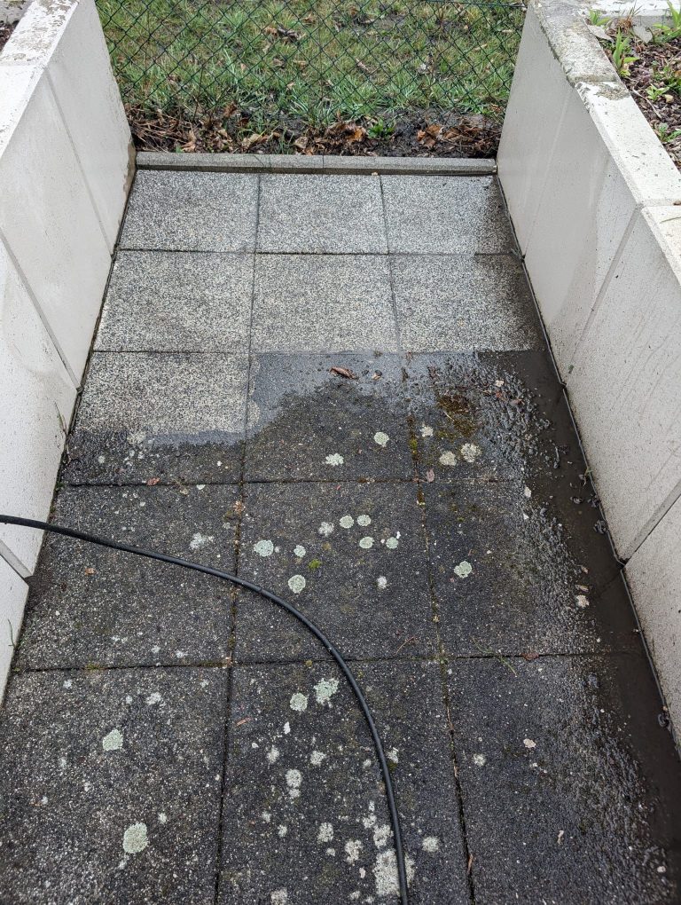 pflasterreinigung mit hochdruckreiniger
